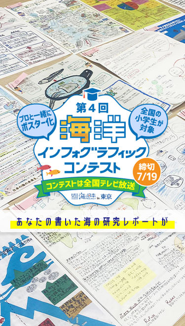 第4回海洋インフォグラフィックコンテスト あなたの書いた海の研究レポートを